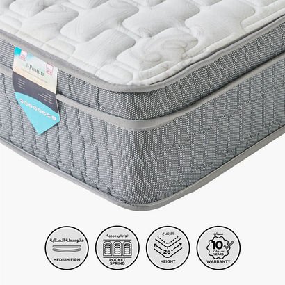 SleepLuxe iPostura High Resilience Visco Memory Fo...