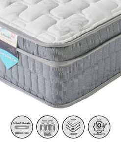 SleepLuxe iPostura High Resilience Visco Memory Fo...