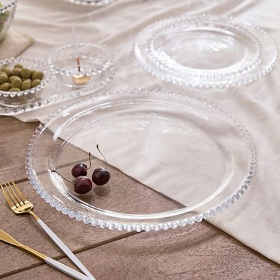Merriam Beaded Serving Plate - 27 cm