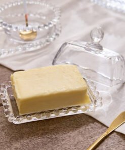 Merriam Beaded Butter Dish - 14 cm