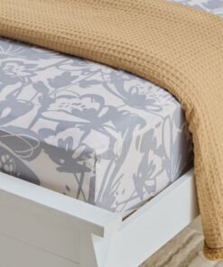 Aurora Heya Printed Cotton Olympic Queen Fitted Sh...
