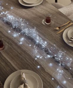 Dux 2.4 m Copper Wire Garland Light with 12 String...