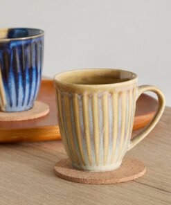 Donna Stoneware Ribbed Mug - 300 ml