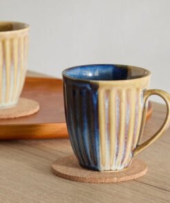 Donna Stoneware Ribbed Mug - 300 ml