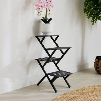 Vista Modern Metal 4-Tier Planter Stand - 37.5x25....