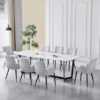 Barcelona Irina 8-Seater Sintered Stone Dining Set
