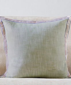 Green Artist Verde Chambray with Embroidered Edges...