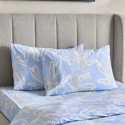 Malta Evelyn 3-Piece Printed Cotton Twin Duvet Cov...