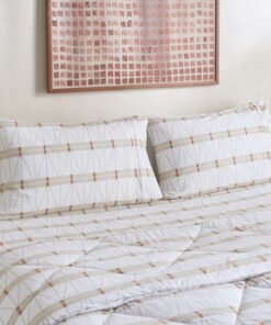 Malta Lattice 3-Piece Printed Cotton Queen Comfort...