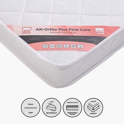 Luno Ortho Plus Firm Core Rebonded Foam Single Mat...