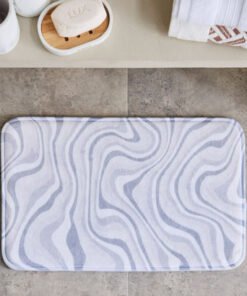 Austin Lila Foam Printed Bath Mat - 35x55 cm