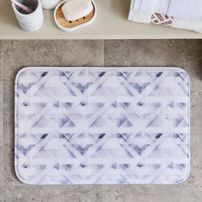 Amore Della Memory Foam Printed Bath Mat - 45x70 c...