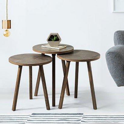 Neve Round Nest of Tables - Set of 3
