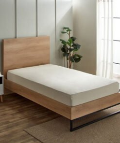 Derby Solid Microfiber Single Fitted Sheet - 90x19...