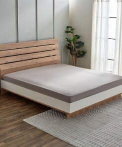 Derby Solid Microfiber Double Fitted Sheet - 140x2...