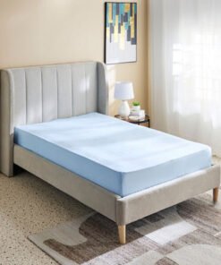 Derby Solid Microfiber Twin Fitted Sheet - 120x200...