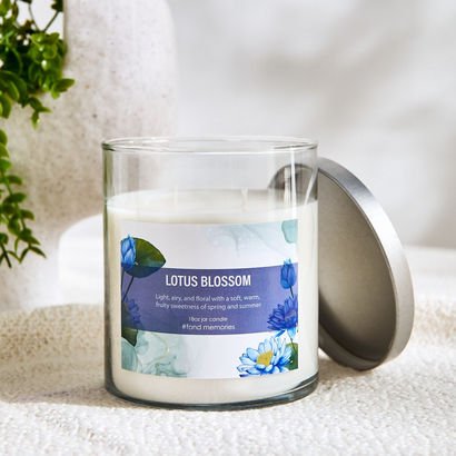Aure 18oz Glass Jar Candle with Metal Lid - 10.7x1...