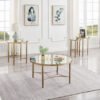 Artison Mirror Top End Table