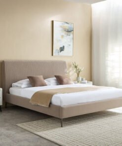 Naples Rivoli Upholstered King Bed - 180x200 cm
