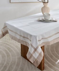 Lacelle Linen Look Table Cloth - 140x200 cm