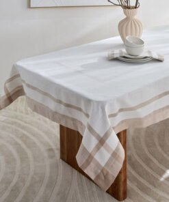 Lacelle Linen Look Table Cloth - 140x250 cm