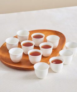 Crimsson 12-Piece Porcelain Cawa Cup Set - 70 ml