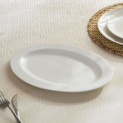 Crimsson Porcelain Serving Platter - 30 cm
