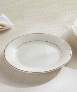 Rib Porcelain Side Plate - 19.5 cm