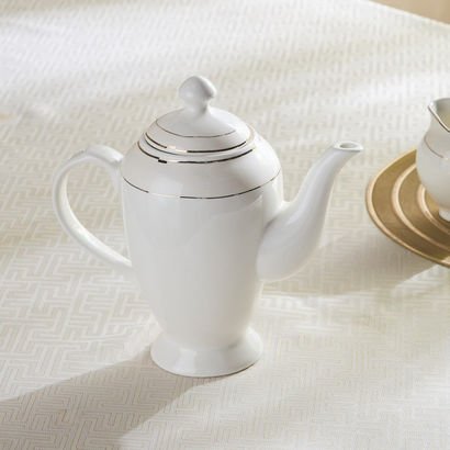 Rib Porcelain Teapot - 1.5 L