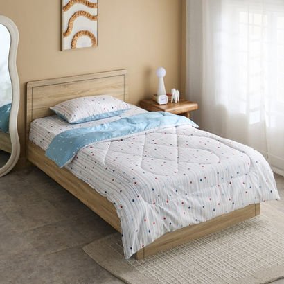 Nora Starlight Microfibre Twin Comforter - 160x220...