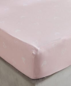 Nora Hearts Microfibre Single Fitted Sheet - 90x19...