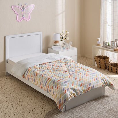 Nora Prism Microfibre Single Comforter - 135x220 c...