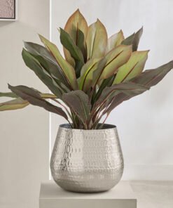 Avya Metal Textured Planter - 32x32x30 cm