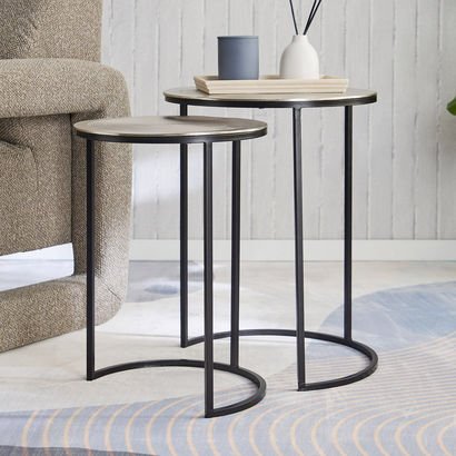 Cavon Dublin Ray Aluminium Cladding Nest of Tables...