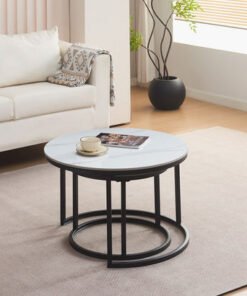 Roma Sintered Stone Coffee Table - Set of 2