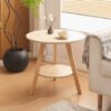 Movo Bondy End Table with Shelf