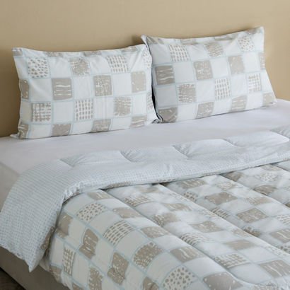 Ontario Delva 3-Piece Printed Microfibre King Comf...