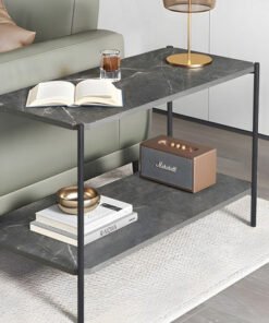 Movo Lola Long Side Table with Shelf
