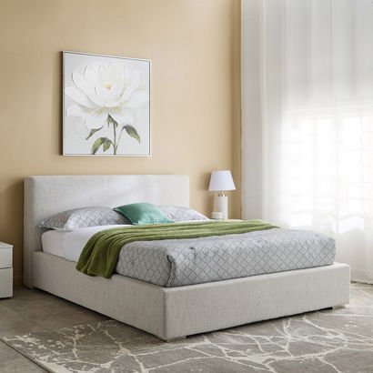 Liberty Upholstered King Bed - 180x200 cm