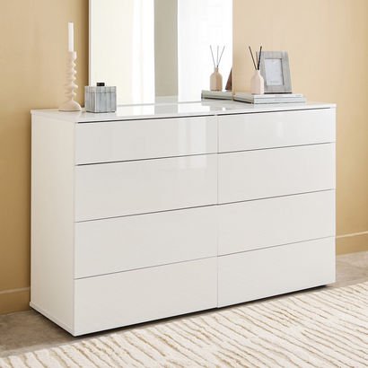 Liberty 8-Drawers High Gloss Master Dresser withou...