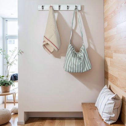 Cosmo Wall Mounted Flip 5-Hook Rack