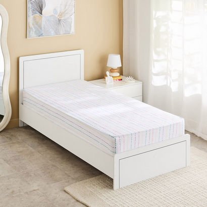 Ivy Slumber Petals Single Microfibre Fitted Sheet ...