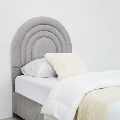 Meadow Crescent Upholstered Single Headboard - 90x...