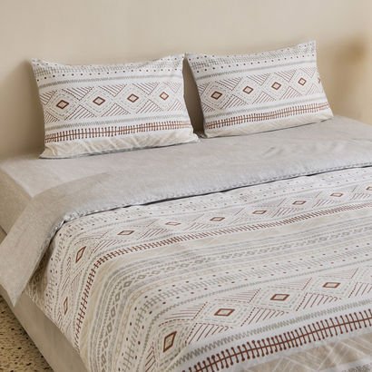 Madison Luton 3-Piece Printed Cotton Queen/King Du...