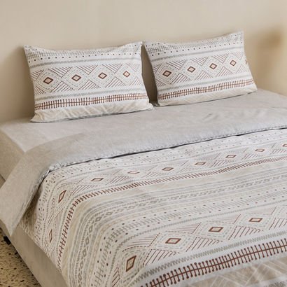 Madison Luton 3-Piece Cotton Printed Super King Du...