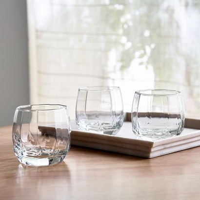 Ocean Jubliee 3-Piece Rock Glass Set - 340 ml