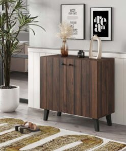Kairo 9-Pair Shoe Cabinet with 2 Doors