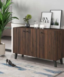 Kairo 12-Pair Shoe Cabinet with 3 Doors