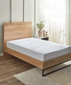 White Haven Pori Sateen Cotton Twin Fitted Sheet -...