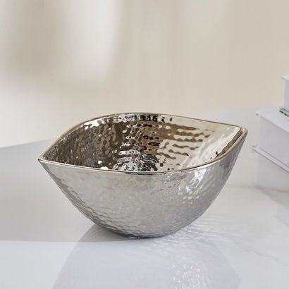 Sansa Duke Ceramic Hammered Finish Decorative Bowl...